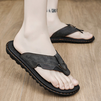 Nouvelles sandales indiennes classiques pour hommes en cuir véritable, tongs décontractées souples, design tendance, prix bas, chaussures d'usine, marque d'exportation