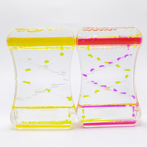 Minuteur à mouvement <span class=keywords><strong>liquide</strong></span> personnalisé tendance ISO, <span class=keywords><strong>sablier</strong></span> coloré à huile, jouet sensoriel, décoration de bureau, anti-stress, objet de décoration - Product Image 3