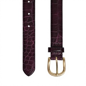 Cinturón Cuadrado de Acero para Hombre BS INTERNATIONAL NA133, de Cuero Vacuno Genuino, Ecológico, Resistente al Agua, para Fiestas, 3.8CM - Product Image 6