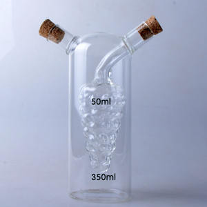 Cruche à <span class=keywords><strong>huile</strong></span> d'olive et vinaigre en verre avec grappe de <span class=keywords><strong>raisin</strong></span> - Product Image 6