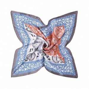 Pañuelo de Seda Satinado con Diseño Personalizado, 90*90cm, de Lujo, Nuevo, a la Moda, Venta al Por Mayor OEM - Product Image 4