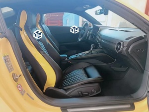 Coprisedile Auto Completo in Pelle Nappa Nera Personalizzato per <span class=keywords><strong>Audi</strong></span> <span class=keywords><strong>A4</strong></span> - Product Image 3