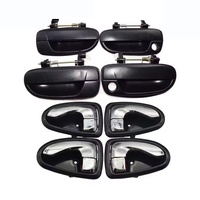 Poignées de porte intérieures et extérieures de voiture Q 82620-22010 82610-22010 82650-25000 82660-25000 pour Hyundai Accent 1995-1999 ATOS 1997-2005