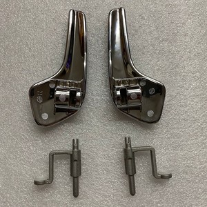 Door Handle Covers For 06-14 Opel Corsa L:13297813 R:13297814 <b>ABS</b> Chrome Finish - Product Image 2