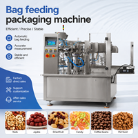 Machine d'emballage automatique rotative intelligente à commande PLC pour sachets préformés (doypacks)