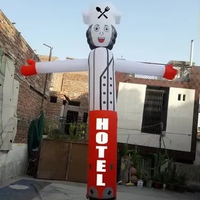 Danseur gonflable d'air de chef pour la décoration de restaurant