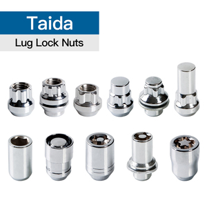 Carbon Steel Alloy Metal Black Silver Titanium Security <strong>Locking</strong> Automotive Car <strong>Wheel</strong> Hub Lug Lock <strong>Nut</strong> <strong>Set</strong> - Product Image 2