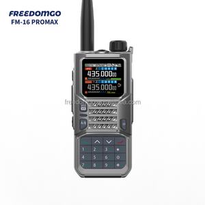 FM-16 ProMax Two Way for for High Power 10W GPS <b>Walkie</b>-<b>talkie</b> Long Distance Handheld for Communication VHF/UHF - Product Image 1