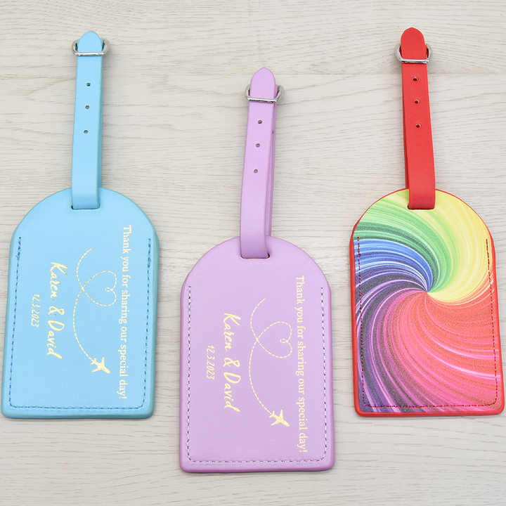 PATTERNED CUSTOMISABLE LUGGAGE TAG