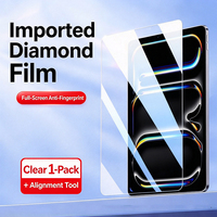 Protection d'écran en verre trempé 9H pour iPad 10.9, iPad 10.2, iPad Air 6, Mini 7, anti-éclats, film HD plein écran