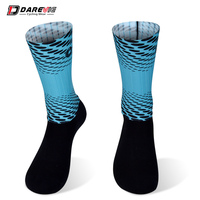 Darevie Logo personnalisé en gros 4 couleurs chaussette de vélo Sublimation cyclisme Aero chaussettes pour unisexe