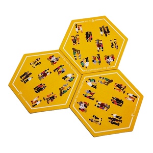 Posavasos Hexagonales Personalizados Marca ZM, Impresión Offset, Estampado en Caliente, Cartón Económico, Papel Absorbente Reciclado, Posavasos <span class=keywords><strong>Promare</strong></span> - Product Image 1