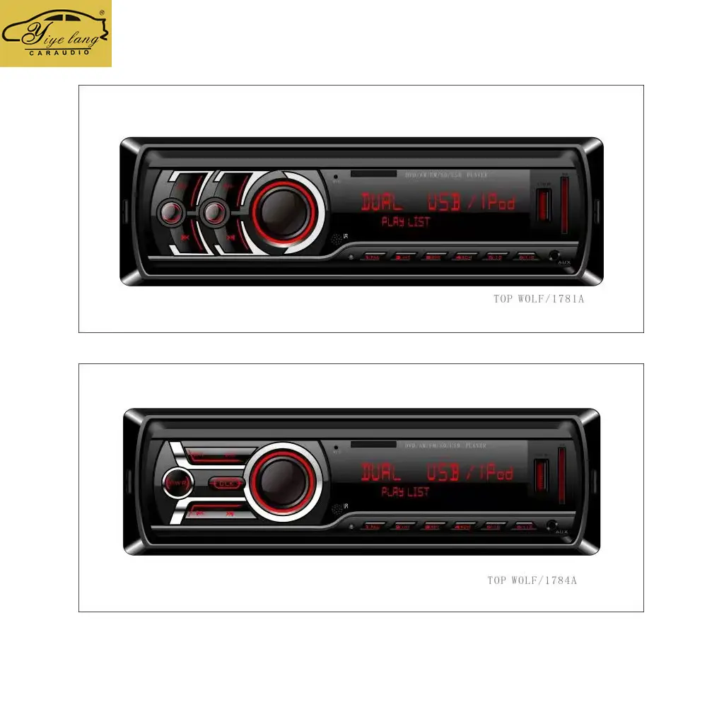 Araba radyo Stereo çalar dijital BT araba MP3 çalar FM radyo Stereo ses müzik USB/SD ile Dash AUX girişi