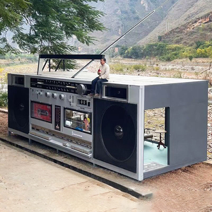 Fonografo di grandi dimensioni, FOOD Bus, bar creativo Mobile, strada commerciale all'aperto, flusso di traffico, CHECK-IN e carrozza ristorante - Product Image 5