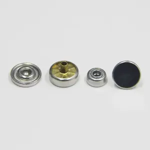 customized gole supplier metal Snap Fastener Button Measuring Tape