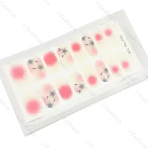 3D Nail Art Wraps Real Nail Polish Sticker DIY Application For Fingers Popular Sheet Size For Nail Beauty