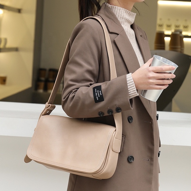 Factory Custom High Quality Pu Leather Women'S Messenger Shoulder Bag Made in China