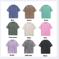 T-shirts vierges 100 % coton épais pour hommes, personnalisables par impression DTG et DTF, coupe oversize streetwear, vente en gros