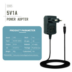 <span class=keywords><strong>DC</strong></span> 5W 壁掛けプラグアダプター <span class=keywords><strong>5V</strong></span> 1A 5.5 X 2.5mm AC 100-240V 50/60Hz - <span class=keywords><strong>DC</strong></span> <span class=keywords><strong>5V</strong></span> 1A 電源アダプター 5ボルト 1000mA 電源 - Product Image 3