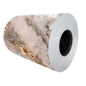 PPGI marble print Good quality 0.2mm Thickness marble Surface Coated Steel Coil PPGI