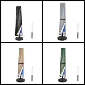 Housse de protection personnalisée avec logo pour parasol de patio, compatible avec les parasols cantilever de 9 et 11 pieds - Product Image 5