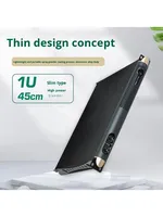 Amplificador de Potencia Digital de 2/4 Canales Serie TDT, Ultrafino, 1U, para Montaje en Rack, Ideal para Conferencias, Actuaciones en Escenario y Cine en Casa