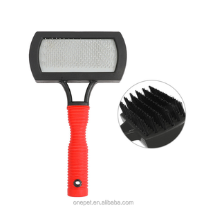 Agulha de aço inoxidável para <span class=keywords><strong>Pet</strong></span> Hair Remover Escova Double Side Cat Hair Knot Comb para Grooming Rubber Cat Dog Animal - Product Image 4