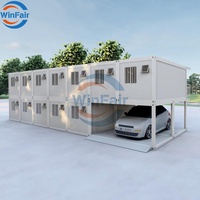 Maison préfabriquée pliable WinFair, maison conteneur à 2 étages, pour camp de travail, dortoir/certifiée CE