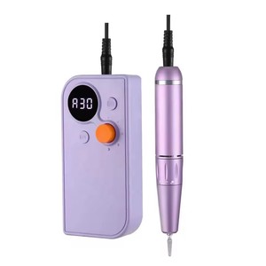 Professional Portable Cordless <b>Nail</b> Drill Machine Set Rechargeable <b>Kit</b> with 30000 RPM for Acrylic <b>Nails</b> Manicure Machine - Product Image 2