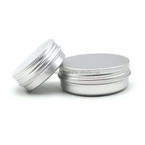 100ml 180ml Round Aluminium Tin Cans with Screw Lid Empty Metal Storage Tin Jars Cosmetic Sample Containers Travel Tin Cans