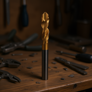 Foret hélicoïdal HSS-Co 1,9 mm, revêtement TiN, auto-centrant, foret multi-usages - Product Image 3