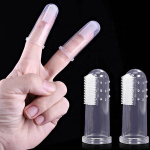 <span class=keywords><strong>Spazzolino</strong></span> da Dito in Silicone per Neonati con Custodia, Setole Morbide, Guanti da Dito in Silicone per Pulizia Dentale - Product Image 6