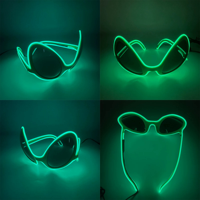 Accessoires de costume lumineux personnalisés 2026 pour fêtes, vente en gros avec impression de logo personnalisé et livraison rapide directement de l'usine