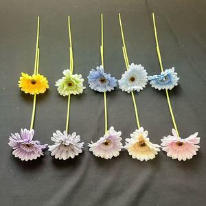 Junheyuan Artificial Gerbera Daisy Single Stem Silk Flower Home Decoration Plant <b>Wall</b> <b>Waterfall</b> Arrangement - Product Image 2