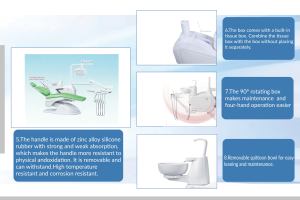 Poltrona Odontoiatrica Elettrica <span class=keywords><strong>Vitali</strong></span> con Braccioli in Acciaio e Plastica GD-S200 - Product Image 4