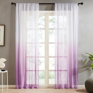 Gradiente di <span class=keywords><strong>Tende</strong></span> di Tulle per Soggiorno Cucina Camera Da Letto Semplice Decorativo Finestra di Trattamento Tessuti di Organza Sheer Pannello - Product Image 3