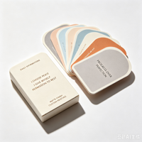 Ensemble de cartes d'affirmations positives personnalisées, cartes de communication sur support, crée des cadeaux de bien-être prêts à l'emploi pour les boutiques et les studios