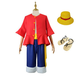 Disfraz de Anime <span class=keywords><strong>Cosplay</strong></span> de Uta, Vestido Largo Rojo, Traje de <span class=keywords><strong>Nami</strong></span>, Roronoa Zoro, Disfraz para Halloween, Fiesta de Disfraces, Conjunto Completo - Product Image 2