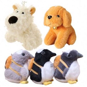 Porte-clés en peluche personnalisés avec personnages de dessins animés de New York, jouets porte-clés mignons avec anneaux et chaînes - Product Image 6