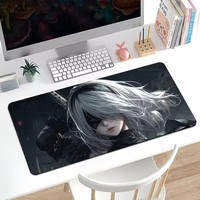 Tapis de souris carré en caoutchouc naturel écologique imperméable pour le gaming, 800x300mm, 3mm d'épaisseur, base antidérapante, surface à glissement rapide, vente en gros