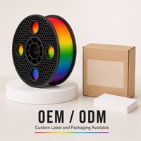 Filament TPU 95A 1,75 mm 1 kg pour imprimante 3D, flexible, résistant à l'abrasion, 210°C, pour impression 3D FDM