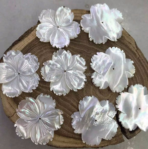 Chất Lượng Cao Số Lượng Lớn 5 Cánh Hoa 5-20Mm Màu Hồng Khắc Hoa Anh Đào Hoa Hình Mẹ của Ngọc Trai Agate Slice - Product Image 3