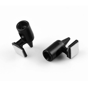 Sifflet anti-animaux pour voiture, paire noire avec bande adhésive 3M pour véhicules et voyages en extérieur - Product Image 1