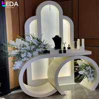LEDA Großhandel Modernes Acryl-LED-Tischset für Hochzeitsfeiern, Events, Innenbereich, Kuchentischdekoration