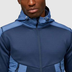 Ensemble de survêtement streetwear élégant pour hommes, en molleton respirant, coupe oversize, deux pièces, vente en gros - Product Image 4