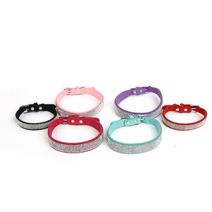 Joyería brillante Crystal Girl Puppy Diamonds Collar de perro con purpurina tachonada con diamantes deslumbrantes - Product Image 6