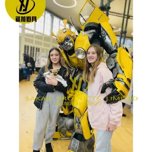 Customized Giant Robot Costume Life Size Adult Stilt Walker Cosplay Toys Robot bumble Bee Prime Price Suit Robot Costume