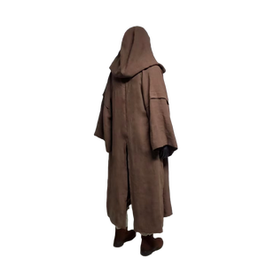 Costume complet personnalisé de <span class=keywords><strong>Star</strong></span> <span class=keywords><strong>Wars</strong></span> <span class=keywords><strong>Obi</strong></span>-<span class=keywords><strong>Wan</strong></span> Kenobi pour homme adulte en coton, lin et cachemire, cosplay de personnage de film, jeux de rôle - Product Image 4