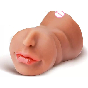 Masturbateur masculin 3 en 1, vagin réaliste, anus serré, 100% imperméable, sensation de toucher réel, TPE souple, léger, pour hommes - Product Image 1
