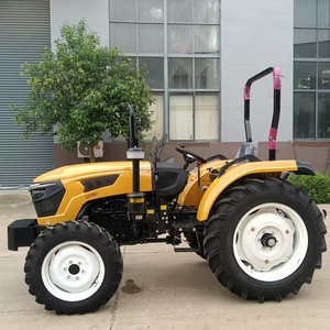 Tracteur à 4 roues motrices certifié EURO 5 avec remorque pour utilisation en vignoble et en verger, doté d'une transmission 4x4 et d'un moteur haute performance - Product Image 2